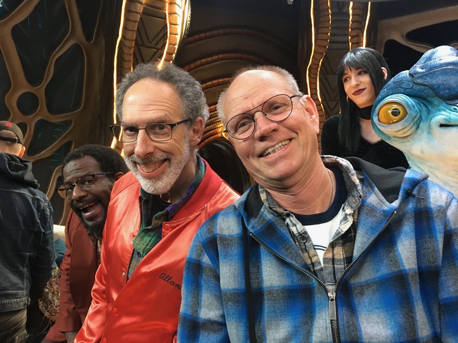 Most of the puppeteer team behind Ned on Earth to Ned