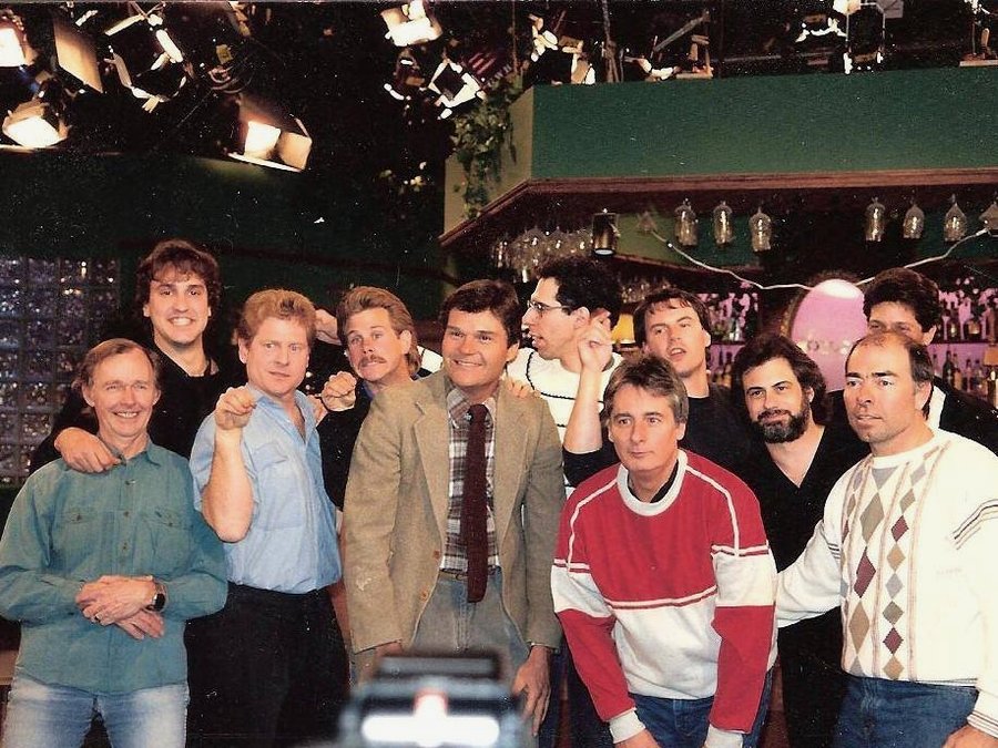 The D.C. Follies puppeteer crew on set