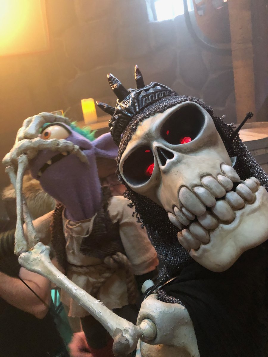 The General Skelly puppet from The Barbarian and the Troll