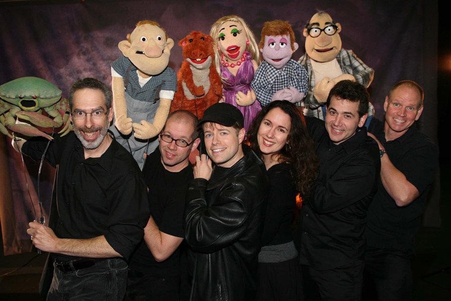 Puppet Up! promo shoot before the first Australian tour