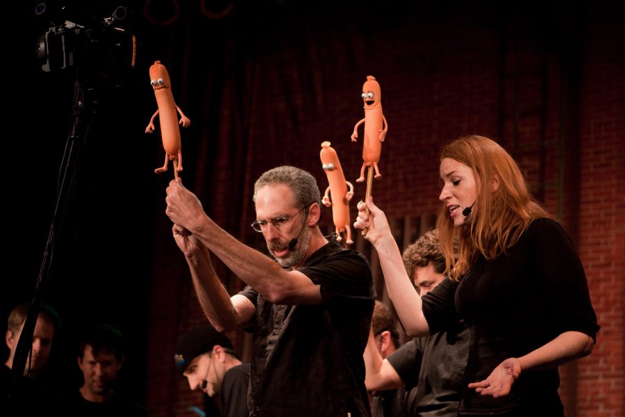 Puppet Up! performing at the Avalon in Hollywood